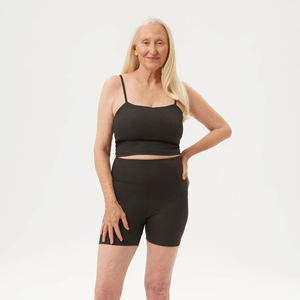 New Summer High Support Breathable Sport Bra Quick Dry Thin Belt Yoga Bra Convertible Straps Front Fitness Vest <b>Color</b> Matching - Product Image 5