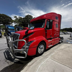 Heavy Duty Long Haul Semi <b>Truck</b> Tractor Head 6x4 Raised Roof Sleeper Diesel Freight Transport <b>Truck</b> - Product Image 1