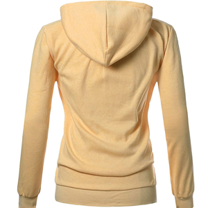 Dernier design, sweat-shirt à capuche uni vert foncé pour femmes avec poche kangourou, 100% coton, écologique, anti-froissement, en tissu éponge français - Product Image 6