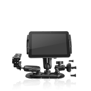 Chargeur mobile pour véhicule, base en aluminium thermolaqué Tough-Track Mount de 12 pouces de long, stable, hauteur réglable, rotation à 360 degrés - Product Image 5