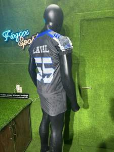 Jersey de fútbol americano profesional Tela de sublimación de malla ligera y cómoda para deportes de rendimiento óptimo - Product Image 3