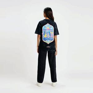 Camiseta de verano 100% de algodón para hombre, talla grande, cuello redondo de alta calidad, estampado de letras, blanco, ajuste holgado, venta al por mayor - Product Image 5