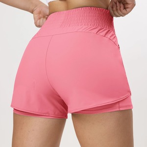 กางเกงโยคะเอวสูงลายสก๊อตสำหรับผู้หญิงกางเกงออกกำลังกายเอวยางยืดมีกระเป๋าด้านใน - Product Image 4