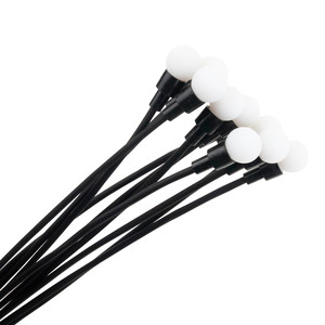 Lámparas solares, bolas solares, 10 LED, 2 piezas, pegatinas adhesivas para jardín - Product Image 4