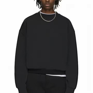 Nouveaux sweats à capuche de couleur unie épaissie pour hommes et femmes d'hiver en gros et personnalisés sweats à capuche de style de rue - Product Image 6