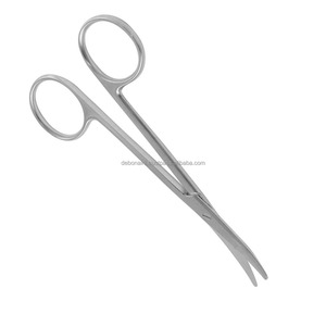 Ciseaux industriels incurvés Ragnell 115 mm, finition mate, manuels, personnalisables OEM, outils chirurgicaux de classe II, certifiés CCC, disponibles - Product Image 3