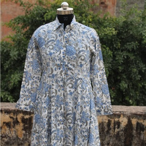 Vestido largo estilo túnica para mujer, Túnica de diseñador étnico, para regalo - Product Image 1