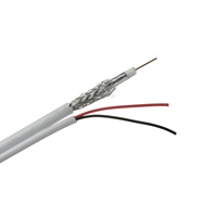 Cable Coaxial Digital RG6 de 75 Ohmios, Cable de Alta Velocidad con Cuádruple Blindaje para TV Inteligente 4K UHD, Internet de Banda Ancha y Antena Parabólica