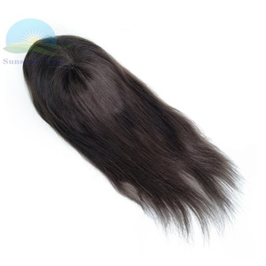 Peluca <span class=keywords><strong>de</strong></span> encaje suizo <span class=keywords><strong>para</strong></span> mujer, tupé australiano <span class=keywords><strong>de</strong></span> PU <span class=keywords><strong>para</strong></span> mujer, <span class=keywords><strong>prótesis</strong></span> <span class=keywords><strong>de</strong></span> cabello <span class=keywords><strong>de</strong></span> repuesto, <span class=keywords><strong>pelo</strong></span> chino, Topper largo - Product Image 5