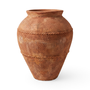 Grand pot en terre cuite vernissée Gentong Mahottama pour la décoration de la maison - Product Image 1