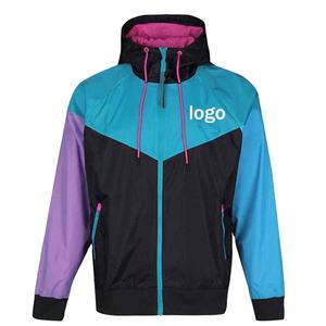 Veste coupe-vent à capuche fine pour homme, printemps été, sports de plein air, logo personnalisé, uniforme d'équipe - Product Image 1