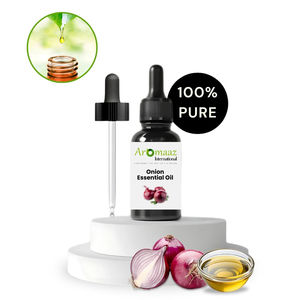Huiles essentielles d'oignon biologiques AROMAAZ pour le blanchiment et l'anti-rides en cosmétique, agriculture, soins de la peau, fabricant de l'État de l'Uttar Pradesh - Product Image 2