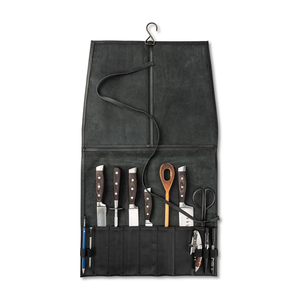 Étui de rangement pour couteaux en cuir et sac organisateur avec couche intérieure lisse, design durable, options personnalisables pour un usage quotidien - Product Image 5