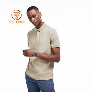 Vente en gros personnalisé respirant brodé impression logo 100% coton polyester hommes pour polos uniforme de golf t-shirts uni - Product Image 1
