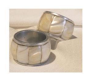 Décoration de Table Personnelle de Luxe Multi Forme Anneaux de Serviette Plaqué Or pour Hôtel Maison Mariage à Bas Prix - Product Image 6