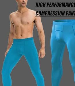 Pantalones de compresión para hombre Leggings Dry Cool Sports Baselayer Running Workout Active Gym - Product Image 5