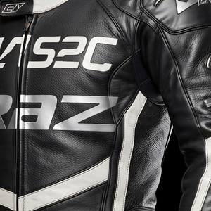 Traje de cuero de motocicleta personalizado de lujo, alta calidad, equipo de carrera asequible con tamaño, color, personalización del logotipo - Product Image 2