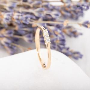 แหวนพลอยบุษราคัมสีขาวเงินสเตอร์ลิง925เครื่องประดับทำด้วยมือเงินสไตล์ Boho สำหรับเป็นของขวัญสำหรับผู้หญิง - Product Image 3