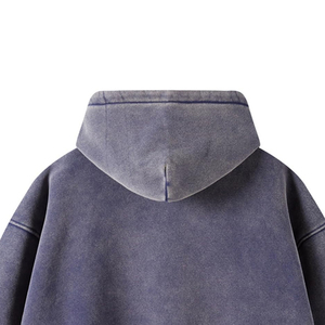 Custom Design <b>Men</b> Plain Blank Acid Wash <b>Zip</b> <b>Up</b> Hoodies <b>Top</b> Seller 100% Cotton Fleece Zipper Hoodies For <b>Men's</b> - Product Image 6