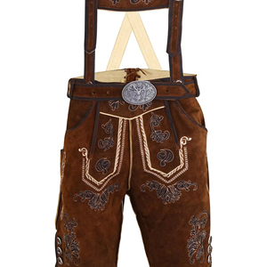 Lederhose lederhosen ผู้ชายผู้ชาย herren Kurze lederhosen trachen บาวาเรียเยอรมันบาวาเรียที่กำหนดเอง2025สวมแบบดั้งเดิม - Product Image 1