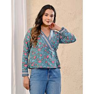 Top Transpirable con Estampado Jaal Verde y Cordones Laterales - Product Image 6