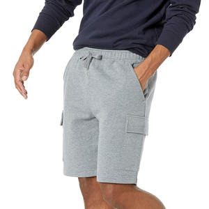OEM Streetwear 100% Cotton Fleece Custom Logo <b>Men</b> Gym <b>Shorts</b> 5 Inch Workout Sports French Terry <b>Cargo</b> gym <b>Shorts</b> - Product Image 2