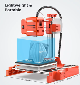 Recién llegada: Impresora 3D de escritorio para el hogar, pequeña, para bricolaje, con conectividad USB. - Product Image 2