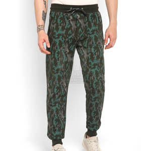 Pantalones de jogging informales de cintura media rectos ligeros para hombre de nueva moda 100% algodón ecológico - Product Image 1