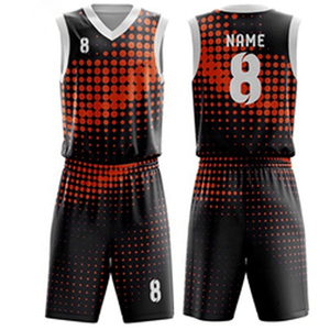 Maillots de basket-ball personnalisés professionnels confortables et respirants, conception gratuite, logo d'équipe de ligue, uniforme de basket-ball pour joueurs d'équipe - Product Image 4
