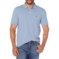 T-shirts de golf pour hommes personnalisés ODM, design décontracté avec logo frontal, 100% coton tricoté, respirant, 200g, manches courtes, transfert thermique