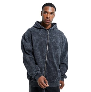 เสื้อฮู้ดล้างกรดวินเทจสำหรับผู้ชายเสื้อมีฮู้ดแบรนด์ดีไซน์เนอร์ - Product Image 1