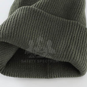 Chapeau beanie unisexe en laine épaisse jacquard, ajustable, confortable, bonnet en tricot thermique pour le temps froid, les sports de plein air, le camping et l'usage quotidien - Product Image 6