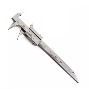 1pc Dental Gauge Calipers Barren Duck Orthodontics Caliper Ruler Autoclavable Dental Vernier Caliper <b>Suture</b> <b>Kit</b> Medic Instrument - Product Image 1