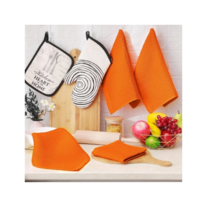 Juego de Paños de Cocina de Algodón Azul a Cuadros, Duraderos y Sostenibles, 100% Algodón, 250 GSM, Reutilizables, Ecológicos, Exportador Mayorista OEM - Product Image 6