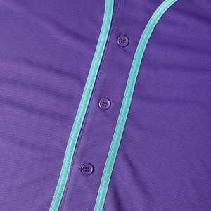 Men's Baseball Jersey Breathable 100% Polyester Mesh Solid Color T-<b>Shirt</b> Digital Printed Personalized Logo Name Stitched V-neck - Product Image 5