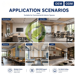 Panneau acoustique moderne en <span class=keywords><strong>laine</strong></span> <span class=keywords><strong>de</strong></span> <span class=keywords><strong>bois</strong></span>, directement <span class=keywords><strong>de</strong></span> l'usine, avec un NRC élevé <span class=keywords><strong>de</strong></span> 0,9 pour l'absorption acoustique des écoles, salons, halls et entrepôts - Product Image 5