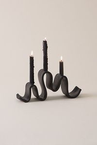 Beautiful Curve Metal <b>Candle</b> Holder <b>Candle</b> Stick Holder Percy Pair <b>Taper</b> <b>Candle</b> Holder - Product Image 3