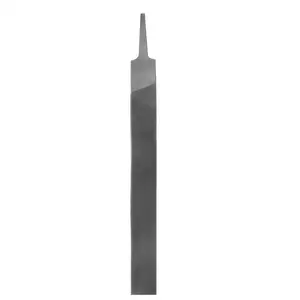 File tangan datar panjang 1 pak 8 inci terbuat dari baja karbon tinggi dengan gigi ganda, dirancang sebagai File bebas genggam untuk serbaguna