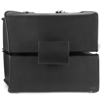 Sac de selle latéral gauche en cuir pour moto Sac étanche pour moto-Boîte à outils latérale gauche pour moto