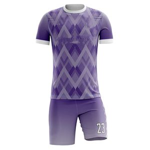 ชุดฟุตบอลแบบกลับด้านได้ ระบายอากาศดี ผ้าเนื้อนุ่ม สกรีนลายแบบซับลิเมชั่น รับผลิตตามแบบ OEM สำหรับทีมผู้ใหญ่ ตัวเลือกที่สมบูรณ์แบบ ป้องกันรังสียูวี - Product Image 3
