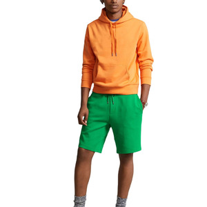 กางเกงขาสั้นแนวสตรีทสำหรับผู้ชายแห้งเร็วกันน้ำระบายอากาศได้ดีสีพื้นกันรอยยับปรับแต่งได้เป็นมิตรกับสิ่งแวดล้อม - Product Image 4