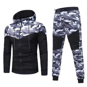 XL-4XL <b>65</b>% <b>Polyester</b> 35% Cotton Plain Dyed <b>Sublimation</b> Digital Printing Eco-Friendly Breathable Autumn Men's Fleece <b>Hoodie</b> Set - Product Image 1