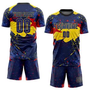 Maillots de football personnalisés avec impression par sublimation pour hommes ensemble d'uniformes d'entraînement de football d'équipe de club avec logo pour enfants - Product Image 1