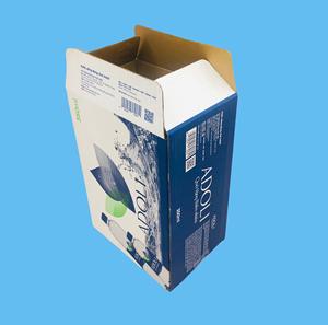 Cajas de papel Kraft rectangulares corrugadas plegables personalizadas, diseño ranurado para bebidas, agua mineral, embalaje de reloj - Product Image 2