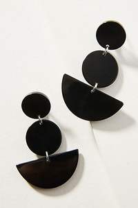 Pendientes de resina artísticos con patrones de mármol en colores pastel ideales para la Moda de Primavera y el uso diario mínimo - Product Image 4