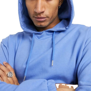 Sudadera con capucha y chándal de algodón 100% de gran tamaño para hombre, logotipo impreso personalizado, estilo informal de invierno con capucha grande de talla grande - Product Image 4