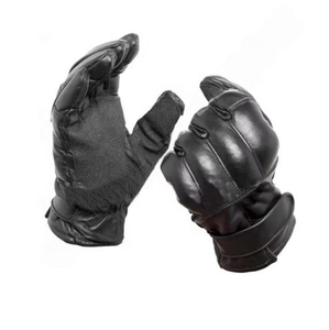 Guantes de cuero con protección de nudillos Guantes de cuero ligeros resistentes a cortes tácticos de Pakistán - Product Image 5