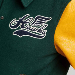 2024 Custom New Fashion Woman Leather <b>Jacket</b> with Stand Collar and <b>Silver</b> Buttons Design Men's <b>Jacket</b> - Product Image 4