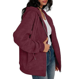 Sudaderas con capucha con cremallera y lavado ácido de alta calidad para hombre, ropa de calle de gran tamaño con logotipo personalizado, sudaderas con capucha, proveedor OEM al por mayor - Product Image 3