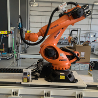 Nuevo Brazo Robótico CNC Kuka de 6/7 Ejes con Software Sprutcam, Controlador KRC4, Husillo de 7.5kW, Alcance Máximo de 2696mm, Carga de 210kg